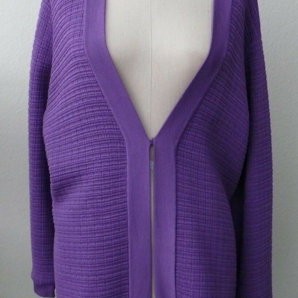 Jones  New York Collections Ladies X-Large Purple